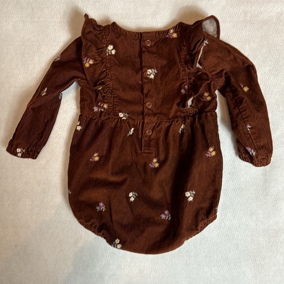 Corduroy Bubble Romper, Size 12M - Picture 5 of 6